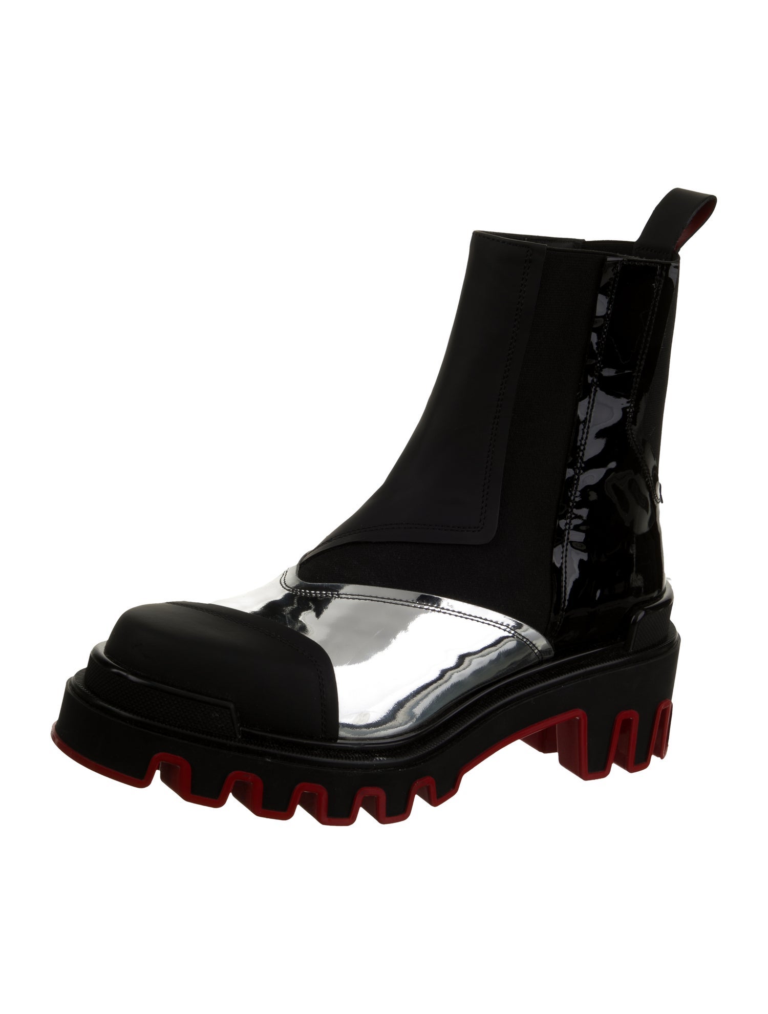 Christian Louboutin x MARVEL Leather Chelsea Boots