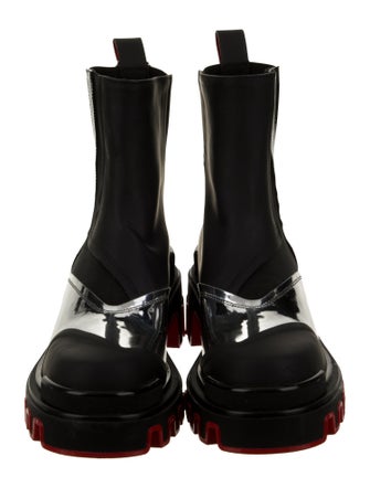 Christian Louboutin x MARVEL Leather Chelsea Boots