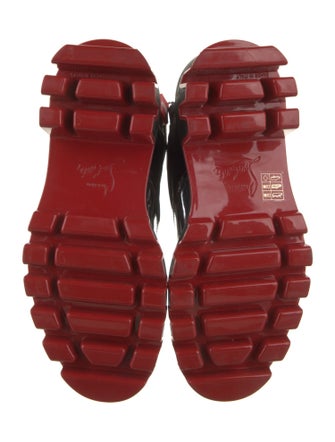 Christian Louboutin x MARVEL Rubber Leather Trim Embellishment Rain Boots