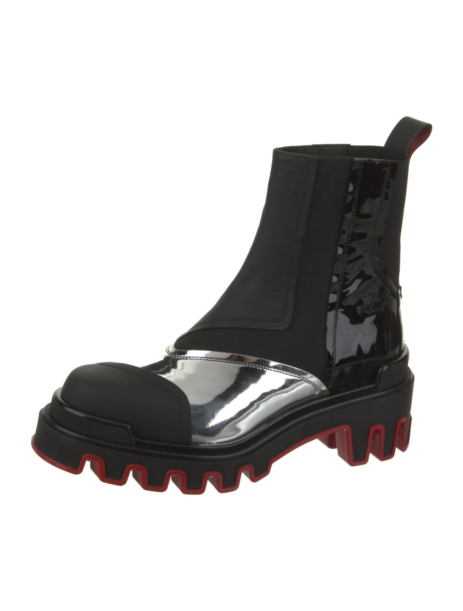 Christian Louboutin x MARVEL Leather Chelsea Boots