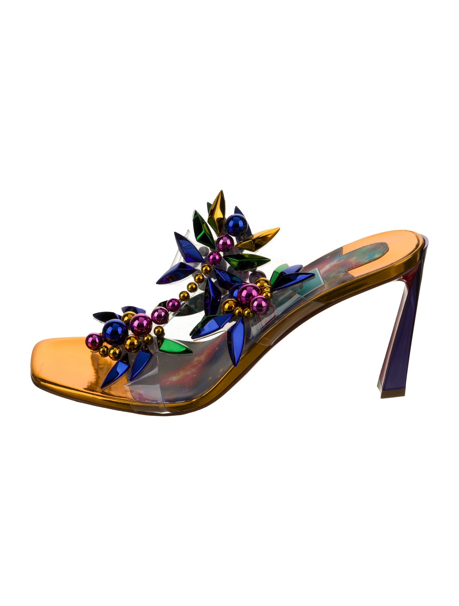 Christian Louboutin x MARVEL PVC Studded Accents Slides