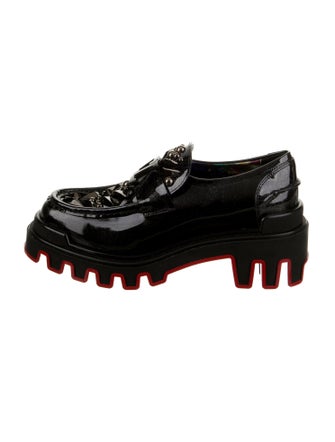Christian Louboutin x MARVEL Patent Leather Studded Accents Oxfords