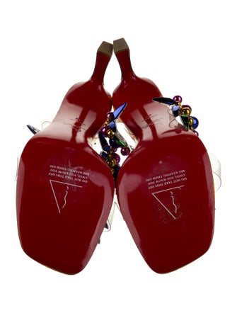 Christian Louboutin x MARVEL PVC Floral Print Slides