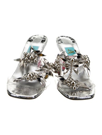 Christian Louboutin x MARVEL Leather Slides