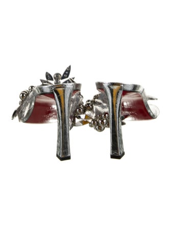 Christian Louboutin x MARVEL Leather Slides