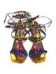 Christian Louboutin x MARVEL Patent Leather Gladiator Sandals