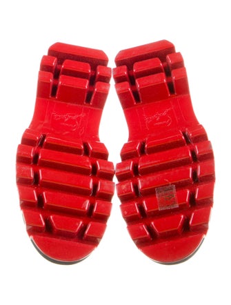 Christian Louboutin x MARVEL Patent Leather Studded Accents Mules