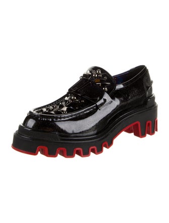 Christian Louboutin x MARVEL Patent Leather Studded Accents Pumps