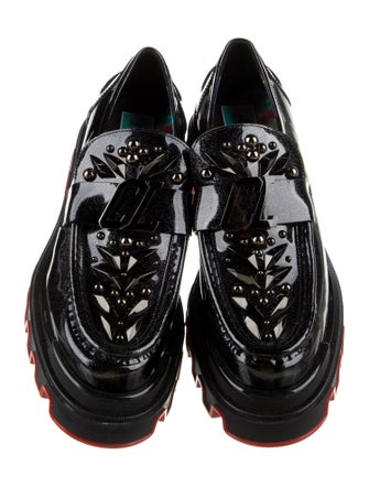 Christian Louboutin x MARVEL Patent Leather Studded Accents Pumps