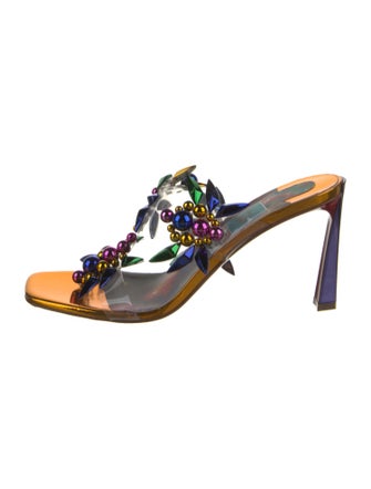 Christian Louboutin x MARVEL Patent Leather Slides