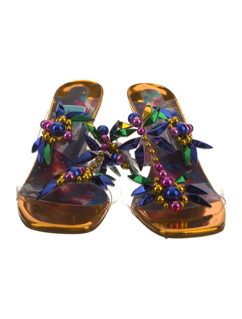 Christian Louboutin x MARVEL Patent Leather Slides