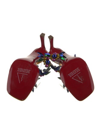 Christian Louboutin x MARVEL Patent Leather Slides