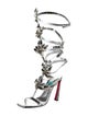 Christian Louboutin x MARVEL Patent Leather Studded Accents Gladiator Sandals