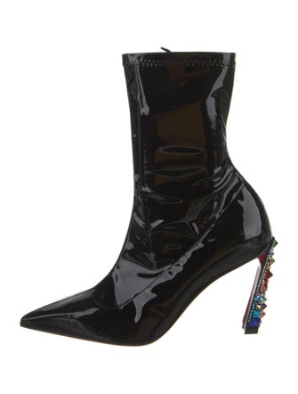 Christian Louboutin x MARVEL Patent Leather Sock Boots