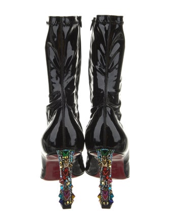 Christian Louboutin x MARVEL Patent Leather Sock Boots