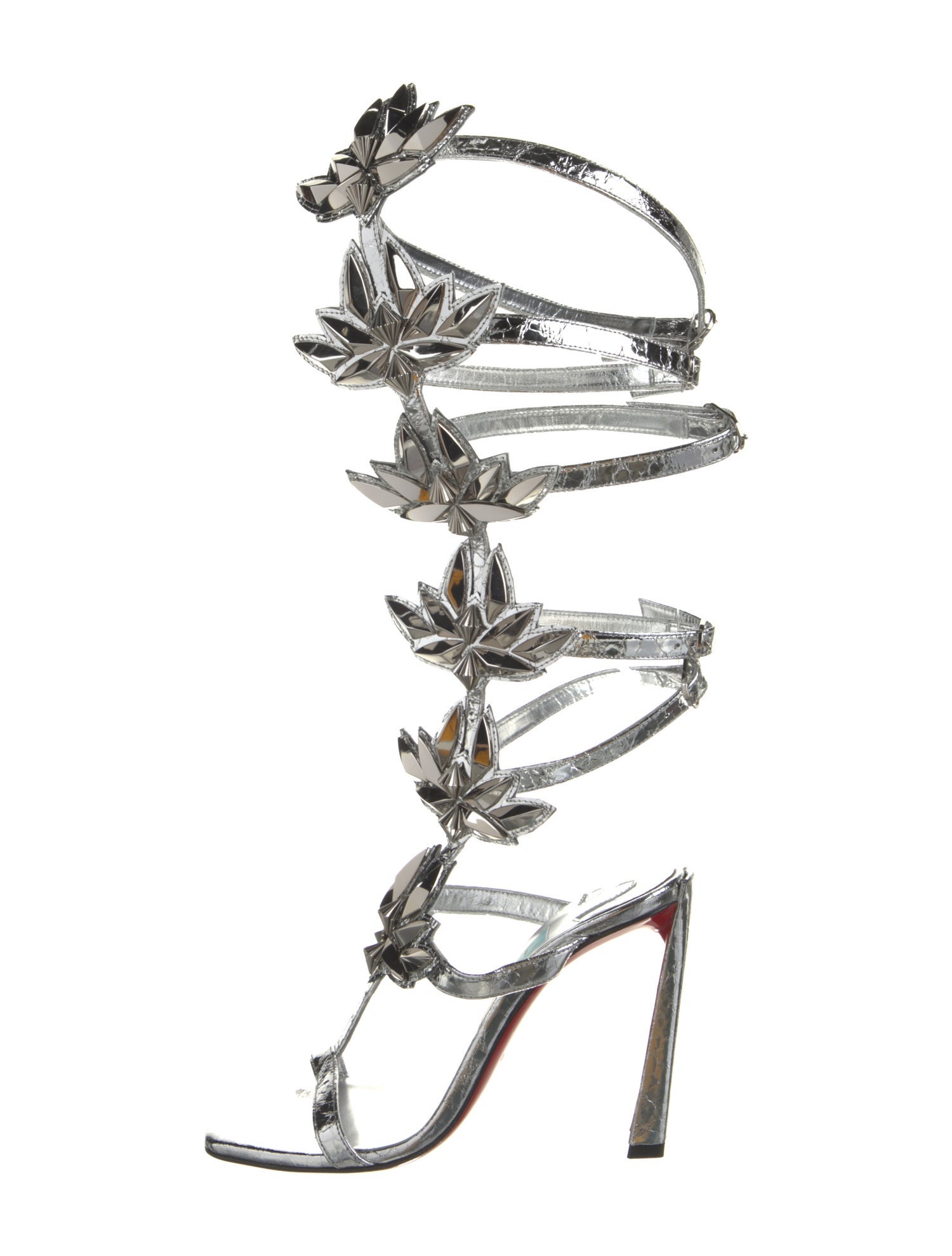 Christian Louboutin x MARVEL Patent Leather Gladiator Sandals