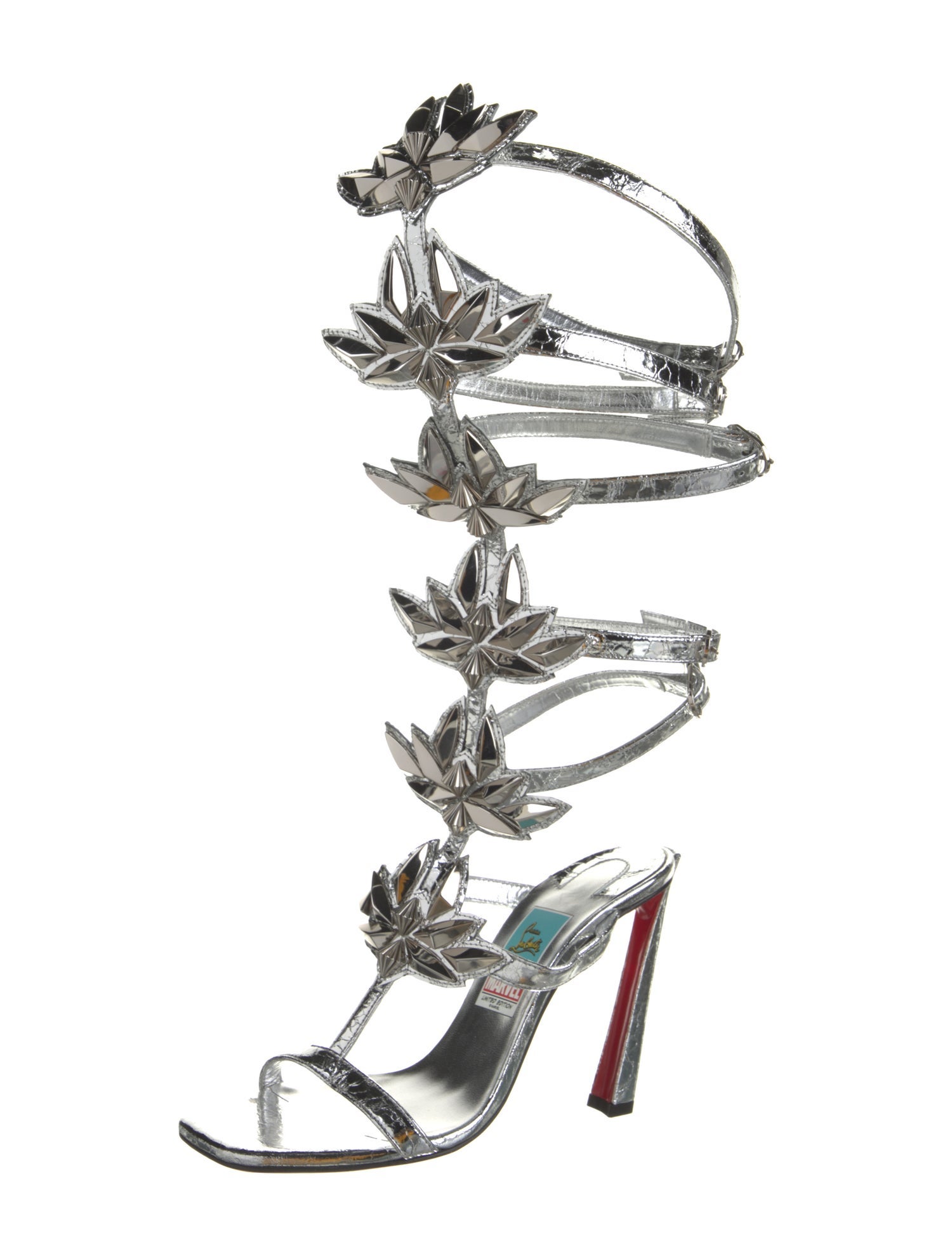 Christian Louboutin x MARVEL Patent Leather Gladiator Sandals