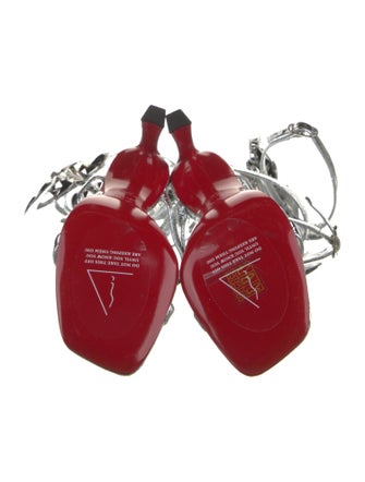 Christian Louboutin x MARVEL Patent Leather Gladiator Sandals