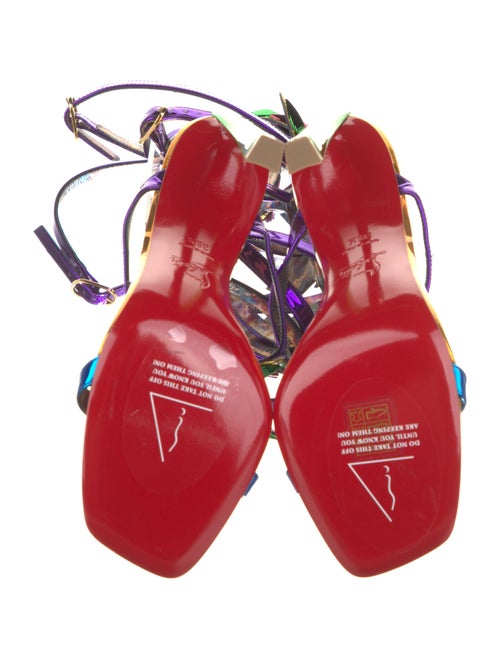 Christian Louboutin x MARVEL Patent Leather Gladiator Sandals