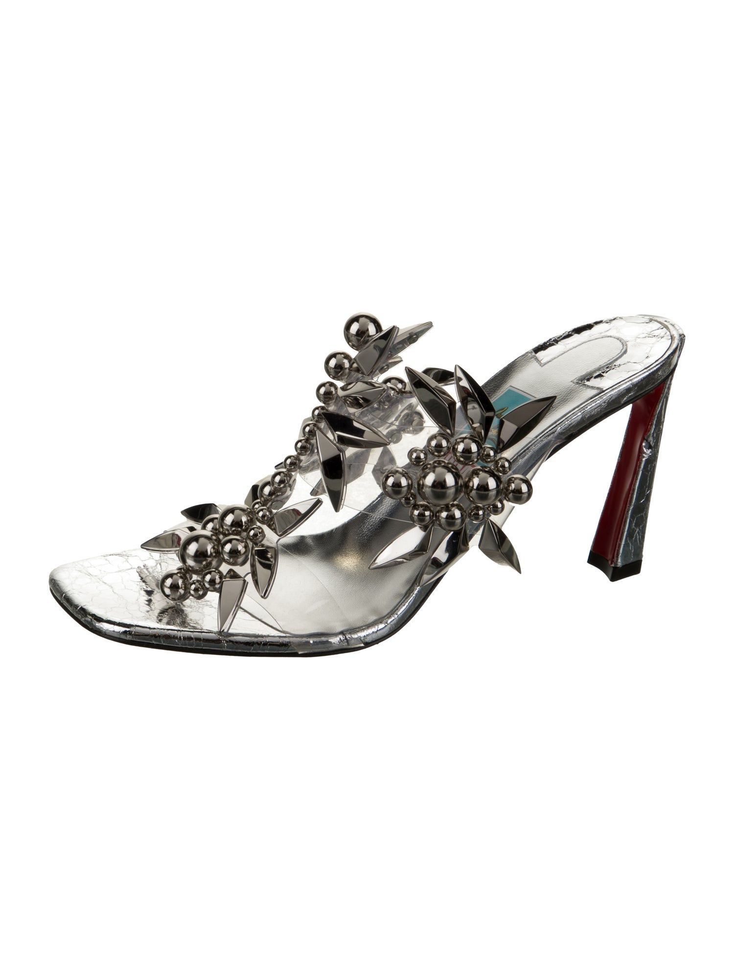 Christian Louboutin x MARVEL PVC Studded Accents Slides