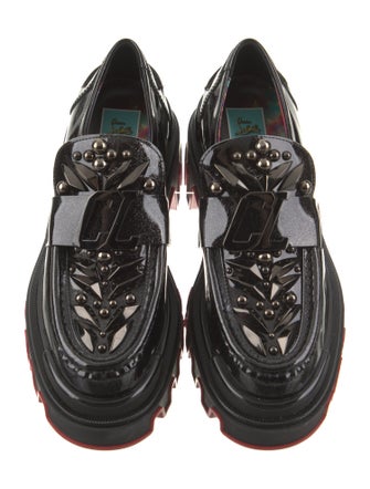 Christian Louboutin x MARVEL Patent Leather Studded Accents Oxfords