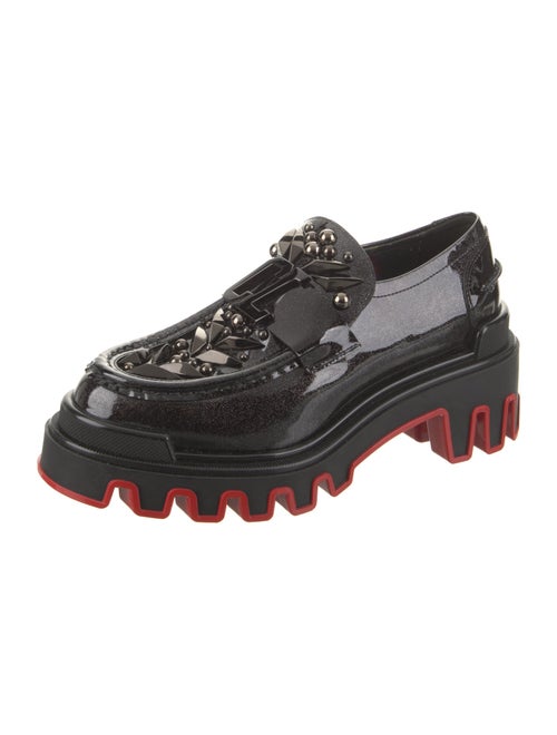Christian Louboutin x MARVEL Patent Leather Glitter Accents Oxfords