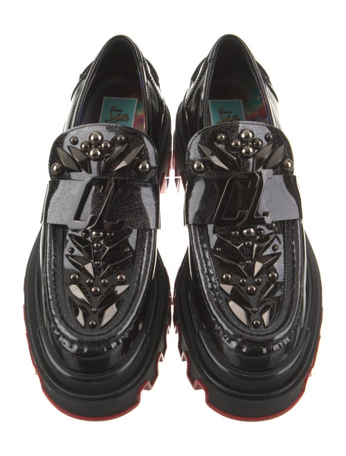 Christian Louboutin x MARVEL Patent Leather Glitter Accents Oxfords