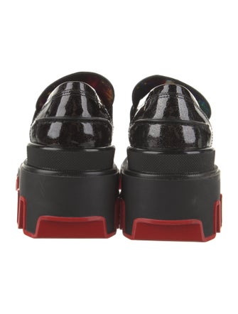 Christian Louboutin x MARVEL Patent Leather Glitter Accents Oxfords