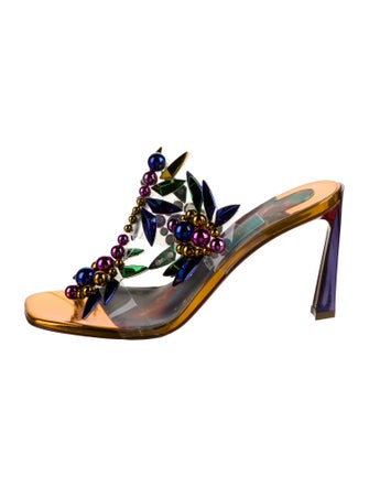 Christian Louboutin x MARVEL Patent Leather Slides