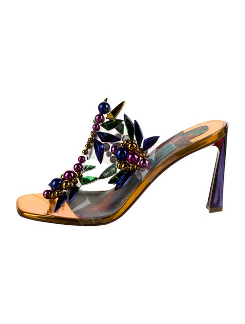 Christian Louboutin x MARVEL Patent Leather Slides