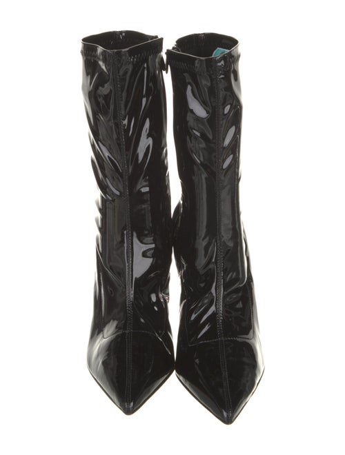 Christian Louboutin x MARVEL Patent Leather Crystal Embellishments Sock Boots