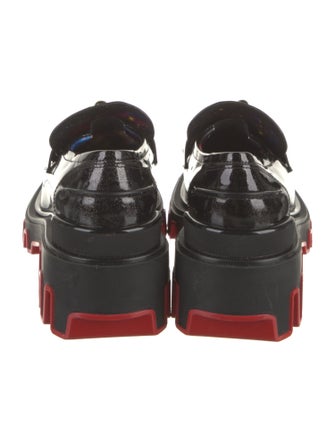 Christian Louboutin x MARVEL Patent Leather Studded Accents Loafers