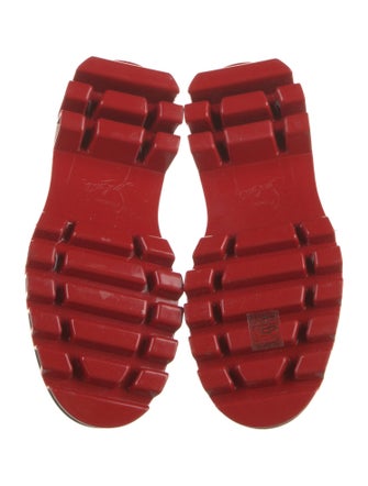 Christian Louboutin x MARVEL Patent Leather Studded Accents Loafers