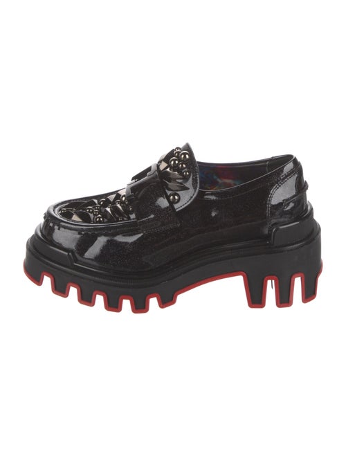 Christian Louboutin x MARVEL Patent Leather Studded Accents Oxfords