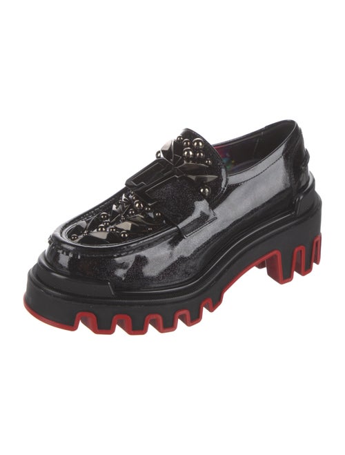 Christian Louboutin x MARVEL Patent Leather Studded Accents Oxfords
