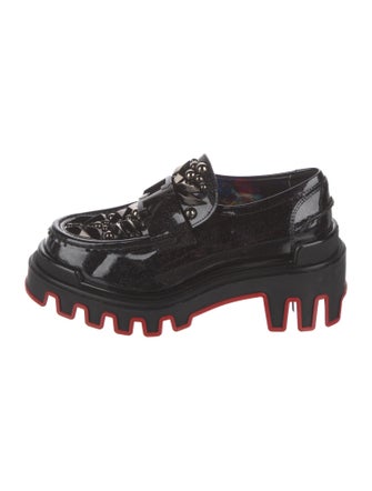 Christian Louboutin x MARVEL Patent Leather Studded Accents Oxfords