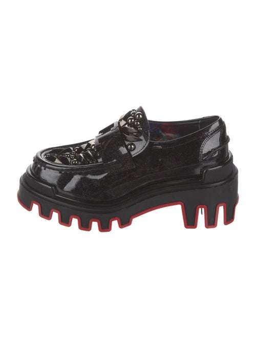 Christian Louboutin x MARVEL Patent Leather Studded Accents Oxfords