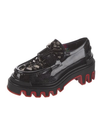 Christian Louboutin x MARVEL Patent Leather Studded Accents Oxfords
