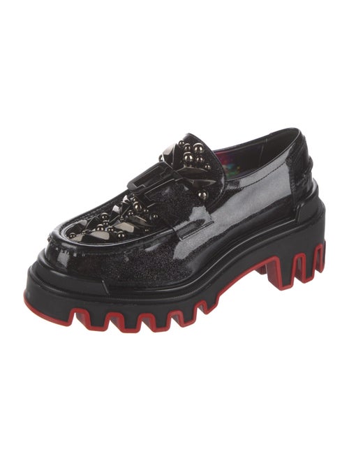 Christian Louboutin x MARVEL Patent Leather Studded Accents Oxfords