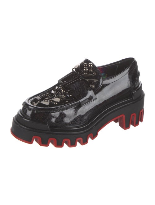 Christian Louboutin x MARVEL Patent Leather Studded Accents Oxfords