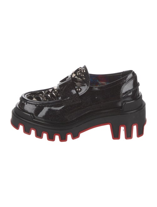Christian Louboutin x MARVEL Patent Leather Studded Accents Oxfords