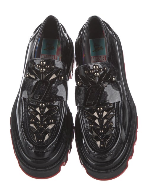 Christian Louboutin x MARVEL Patent Leather Studded Accents Oxfords