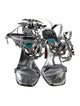 Christian Louboutin x MARVEL Patent Leather Studded Accents Gladiator Sandals