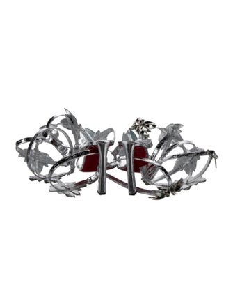 Christian Louboutin x MARVEL Patent Leather Studded Accents Gladiator Sandals