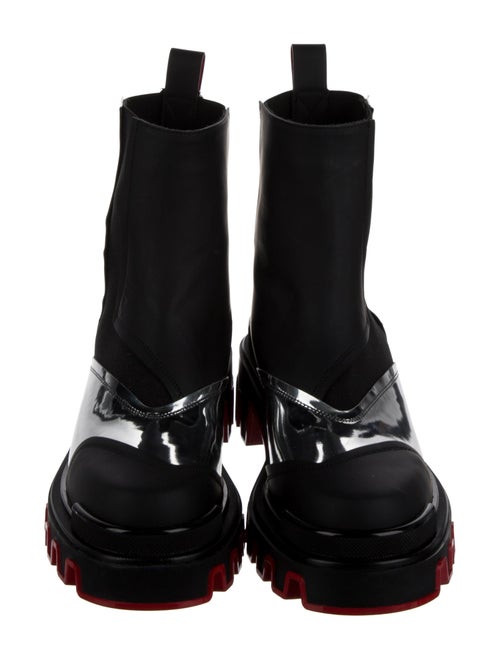 Christian Louboutin x MARVEL Patent Leather Chelsea Boots