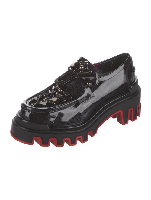 Christian Louboutin x MARVEL Patent Leather Studded Accents Oxfords