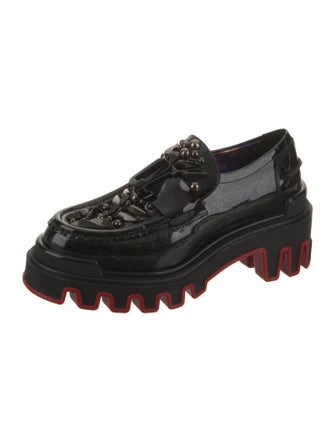 Christian Louboutin x MARVEL Patent Leather Studded Accents Oxfords
