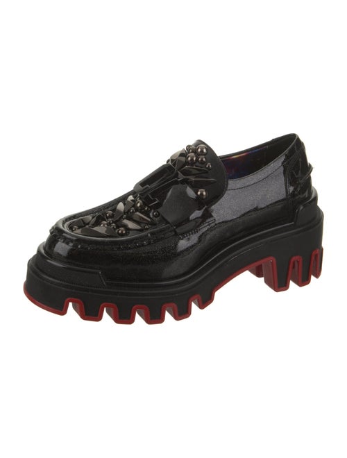 Christian Louboutin x MARVEL Patent Leather Studded Accents Oxfords