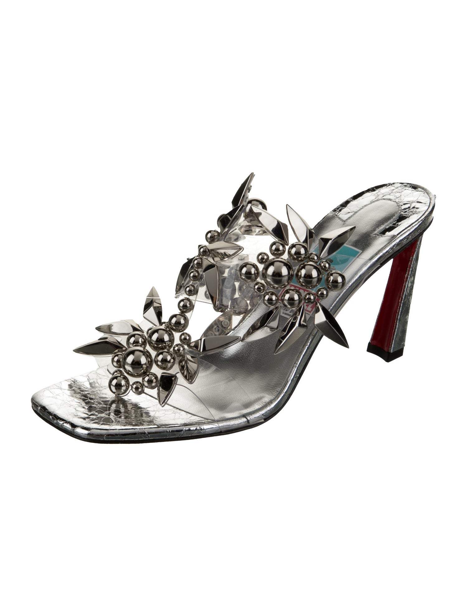 Christian Louboutin x MARVEL PVC Studded Accents Slides