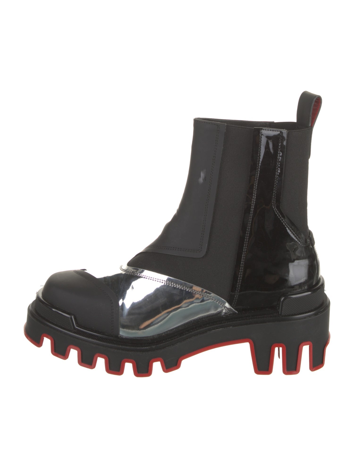 Christian Louboutin x MARVEL Leather Chelsea Boots